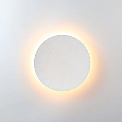Minimalist LED Outdoor Wall Lamp Flush Disc View 19