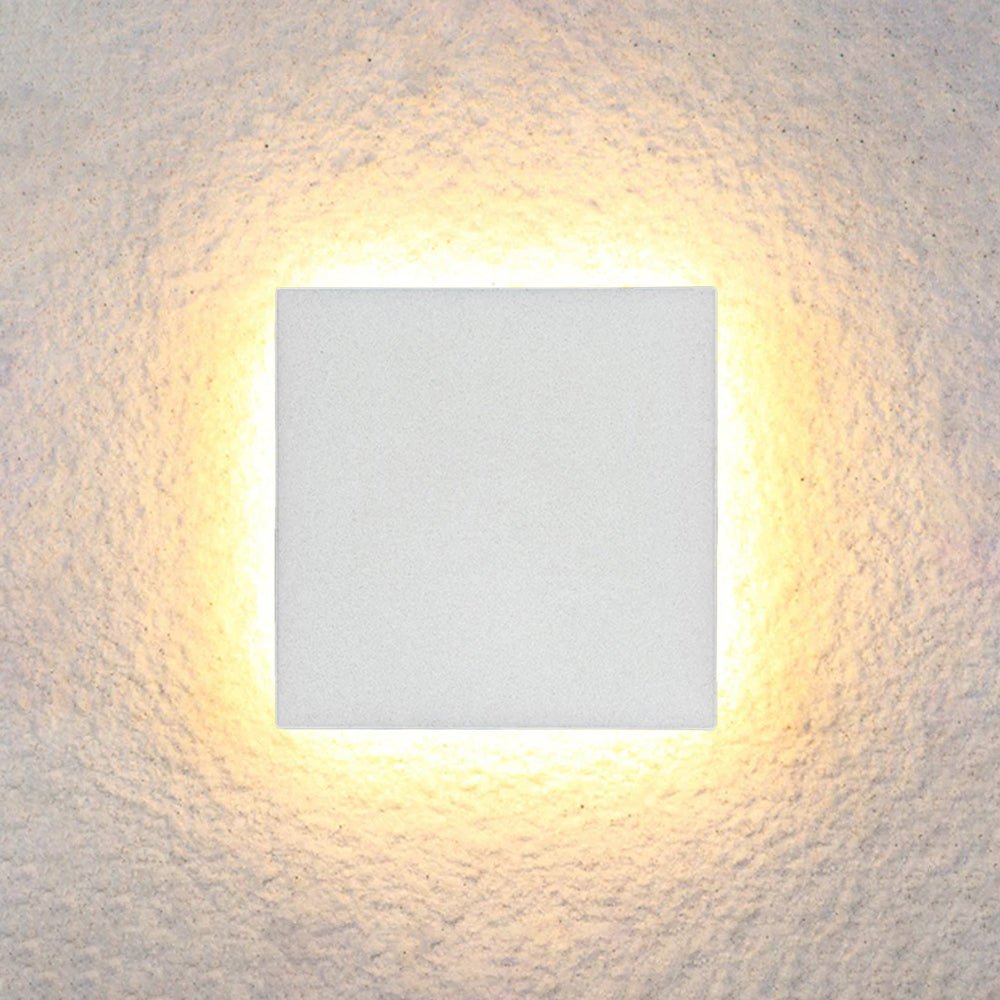 Minimalist LED Outdoor Wall Lamp Flush Disc View 20
