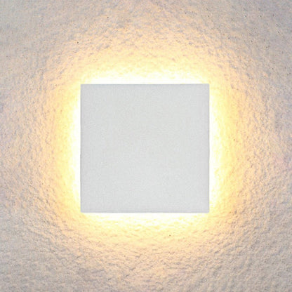 Minimalist LED Outdoor Wall Lamp Flush Disc View 20