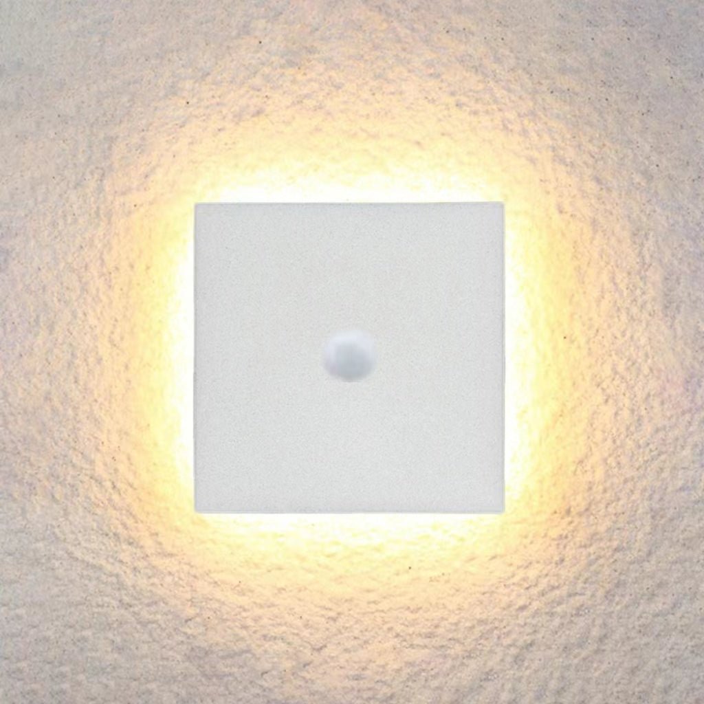 Minimalist LED Outdoor Wall Lamp Flush Disc View 25
