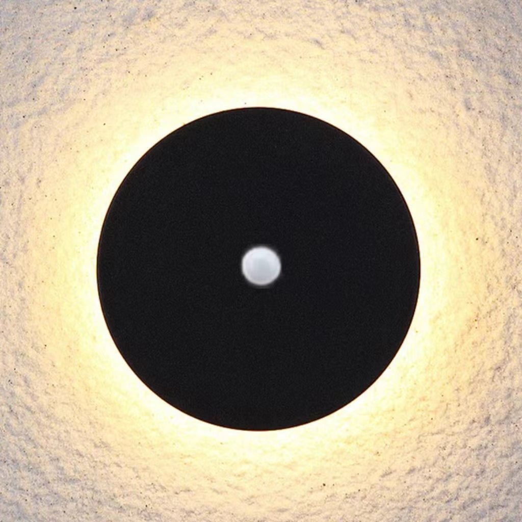 Minimalist LED Outdoor Wall Lamp Flush Disc View 26