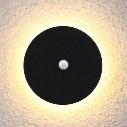 Minimalist LED Outdoor Wall Lamp Flush Disc View 26