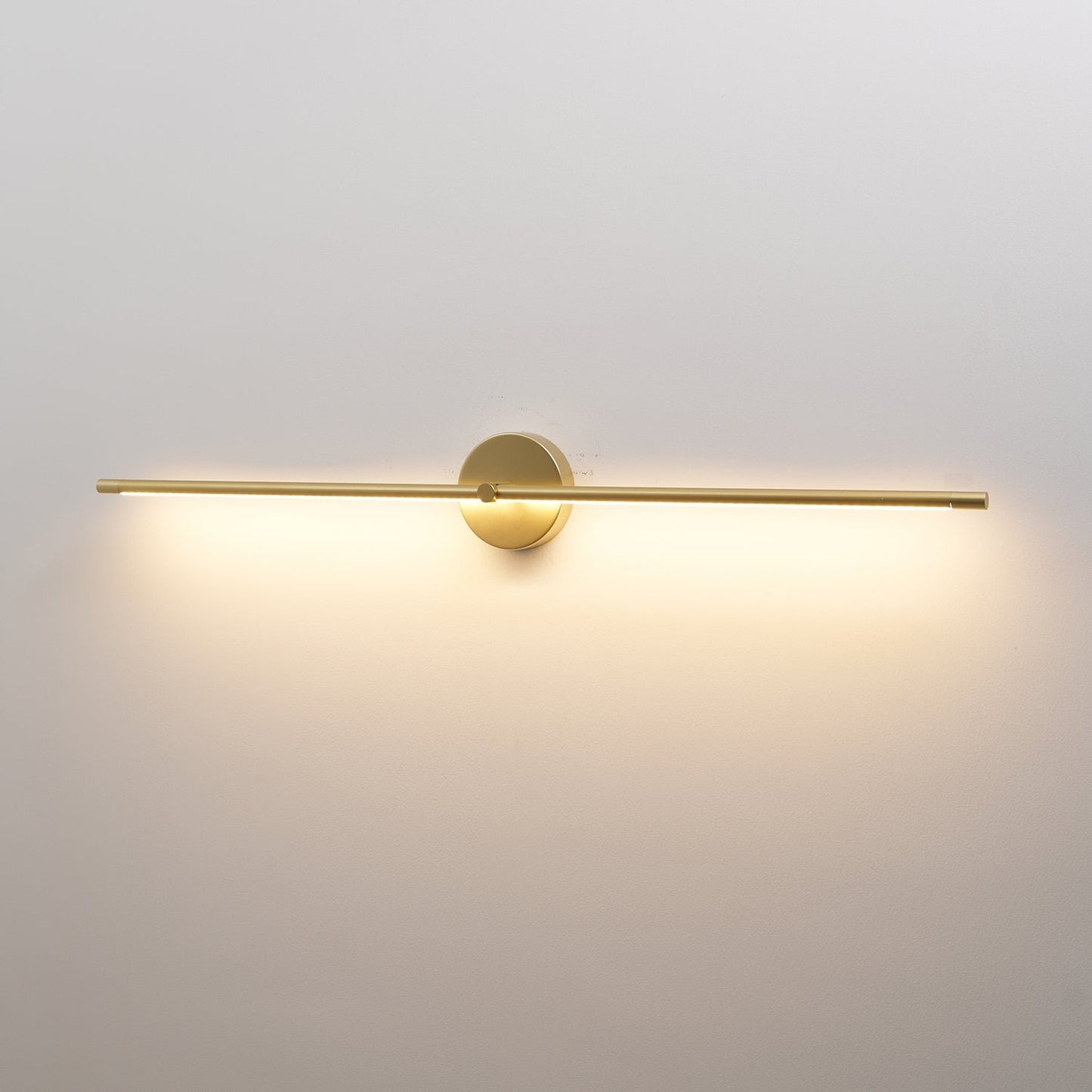 Minimalist Metal LED Wall Lamp Linear Rod View 14