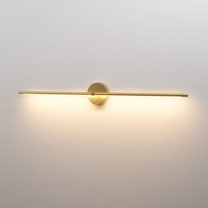 Minimalist Metal LED Wall Lamp Linear Rod View 14