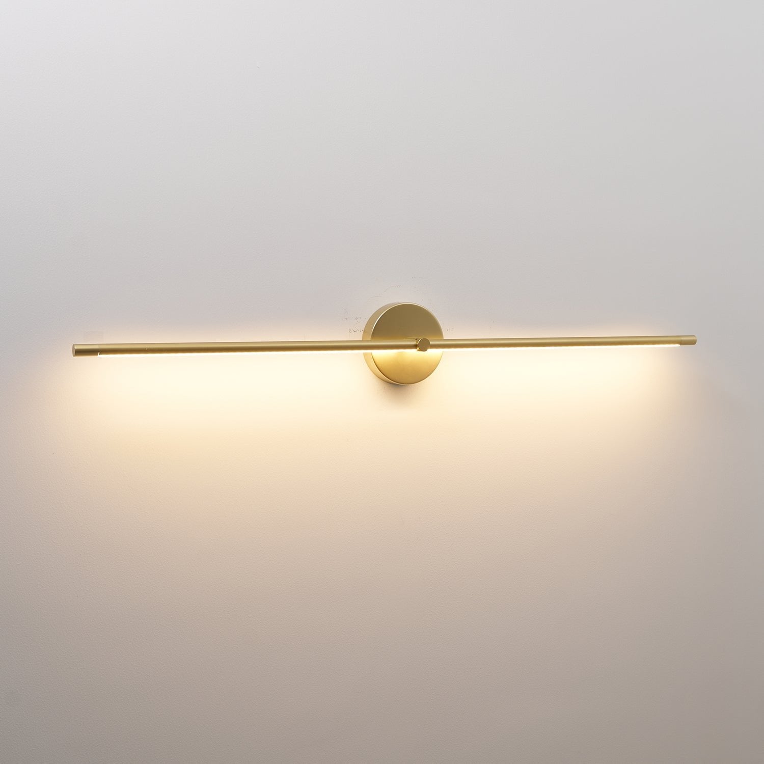 Minimalist Metal LED Wall Lamp Linear Rod View 18