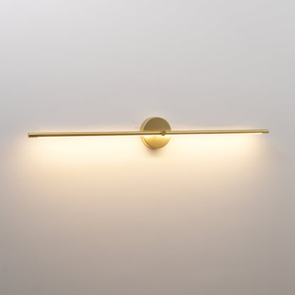 Minimalist Metal LED Wall Lamp Linear Rod View 18