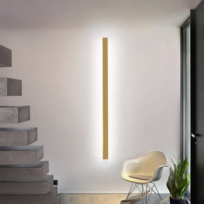 Minimalist Metal Linear Bar Wall Lamp View 11