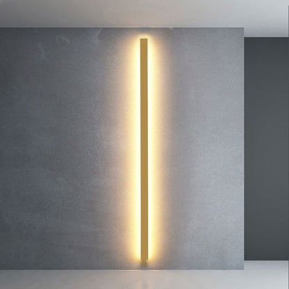 Minimalist Metal Linear Bar Wall Lamp View 12