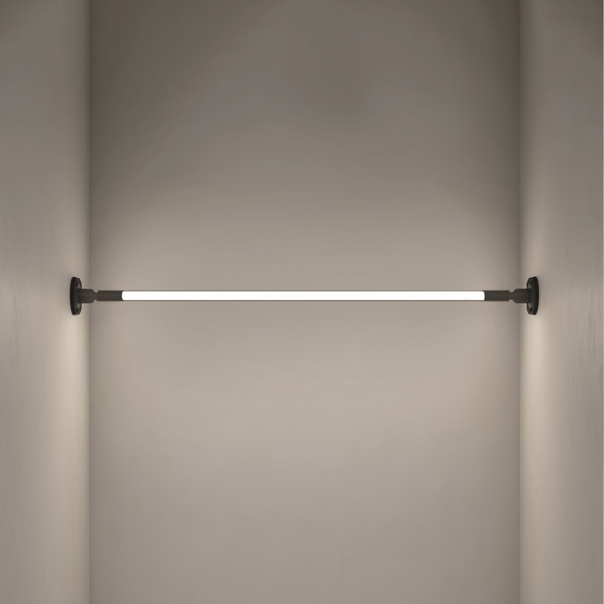 Minimalist Metal Wall Lamp Linear Geometric LED View 12