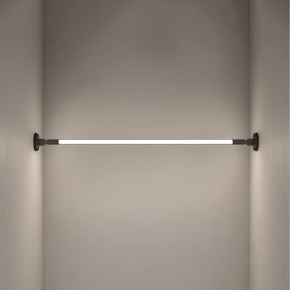 Minimalist Metal Wall Lamp Linear Geometric LED View 12