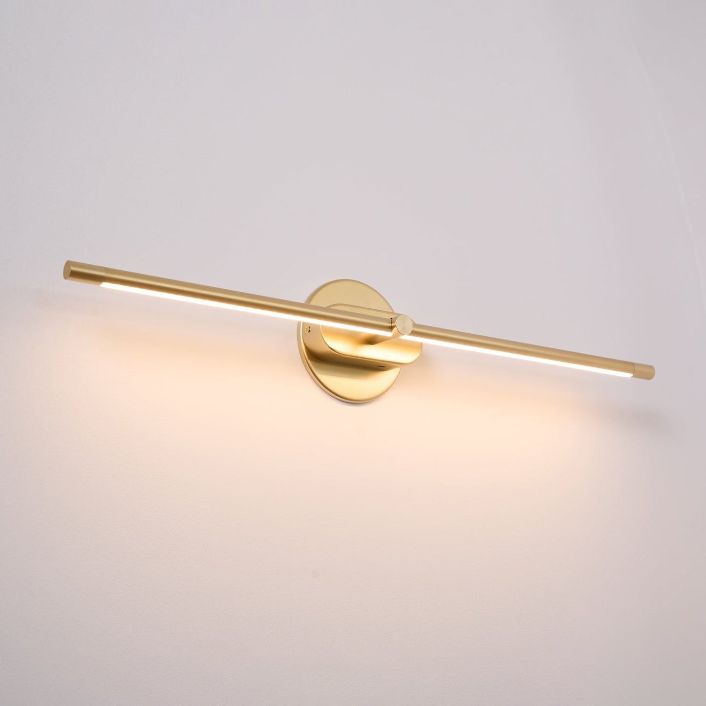 Minimalist Metal Wall Lamp Rechargeable Pivoting Alternate
