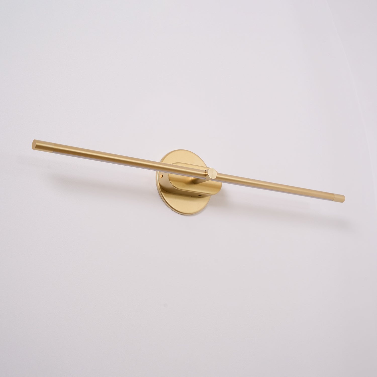 Minimalist Metal Wall Lamp Rechargeable Pivoting Angle