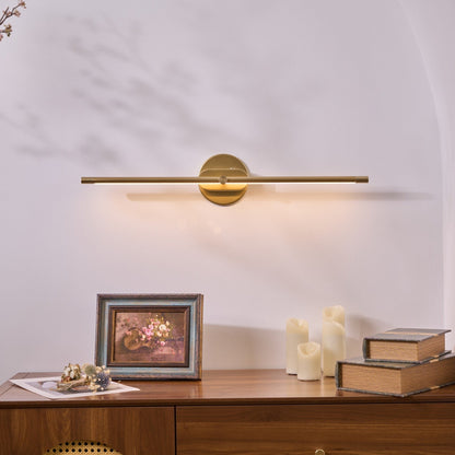 Minimalist Metal Wall Lamp Rechargeable Pivoting Back