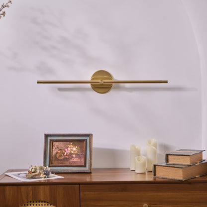 Minimalist Metal Wall Lamp Rechargeable Pivoting Close Up