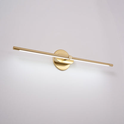 Minimalist Metal Wall Lamp Rechargeable Pivoting Full