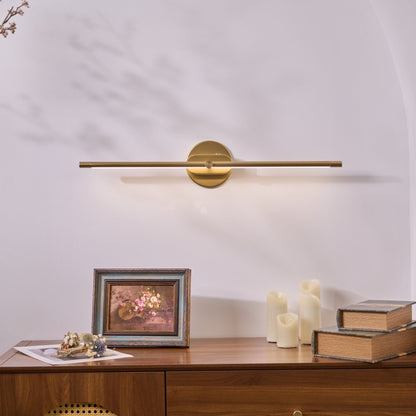 Minimalist Metal Wall Lamp Rechargeable Pivoting Lifestyle