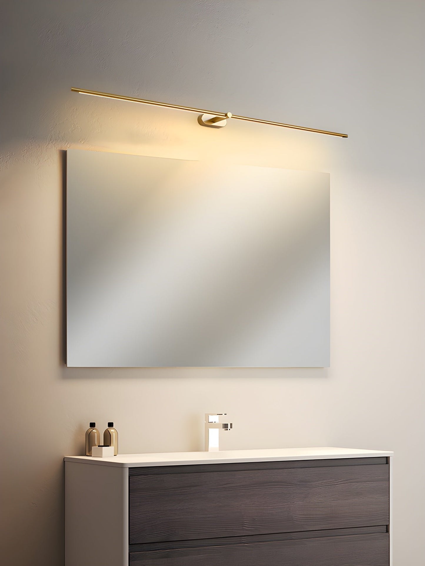 Minimalist Metal Wall Lamp Rechargeable Pivoting View 12