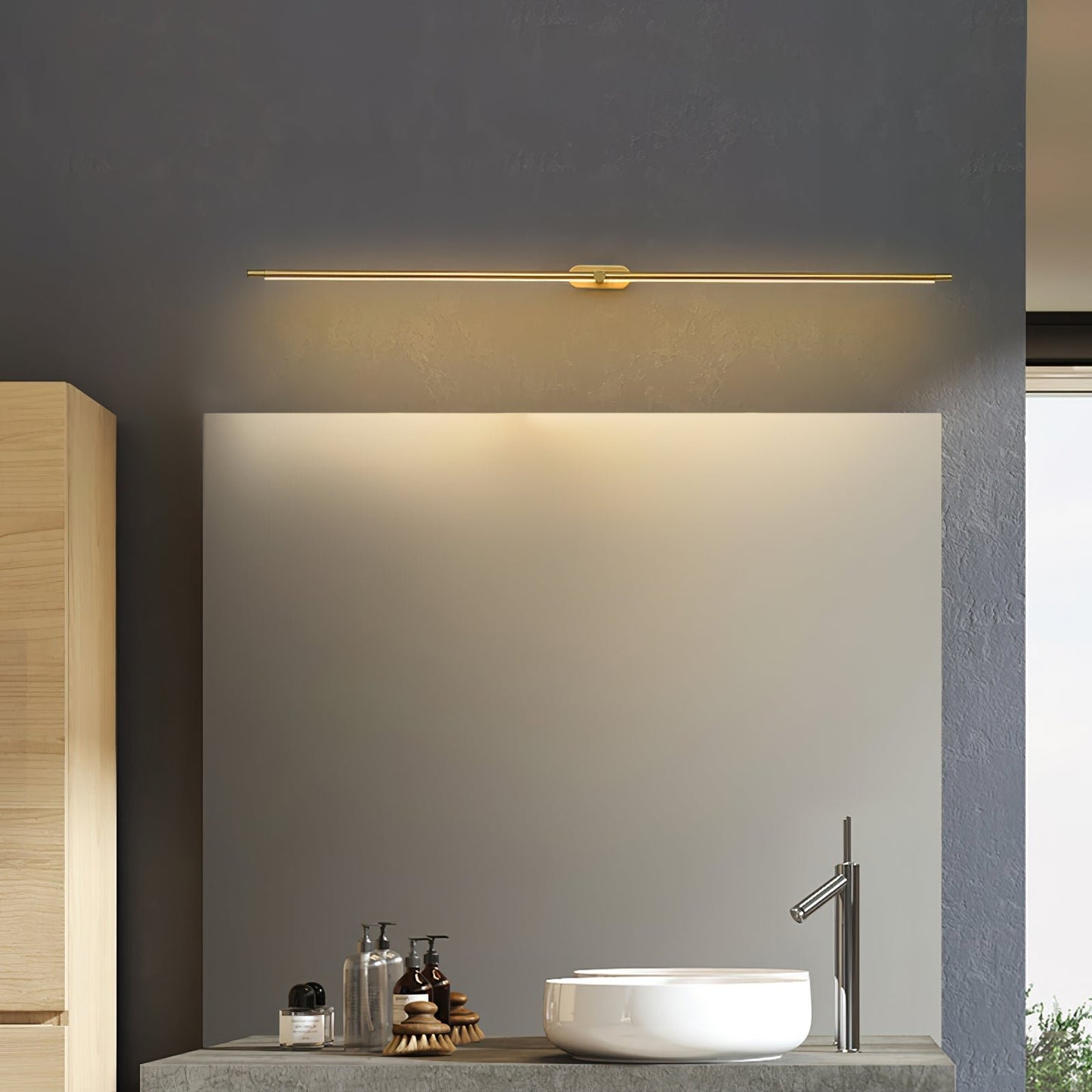 Minimalist Metal Wall Lamp Rechargeable Pivoting View 23