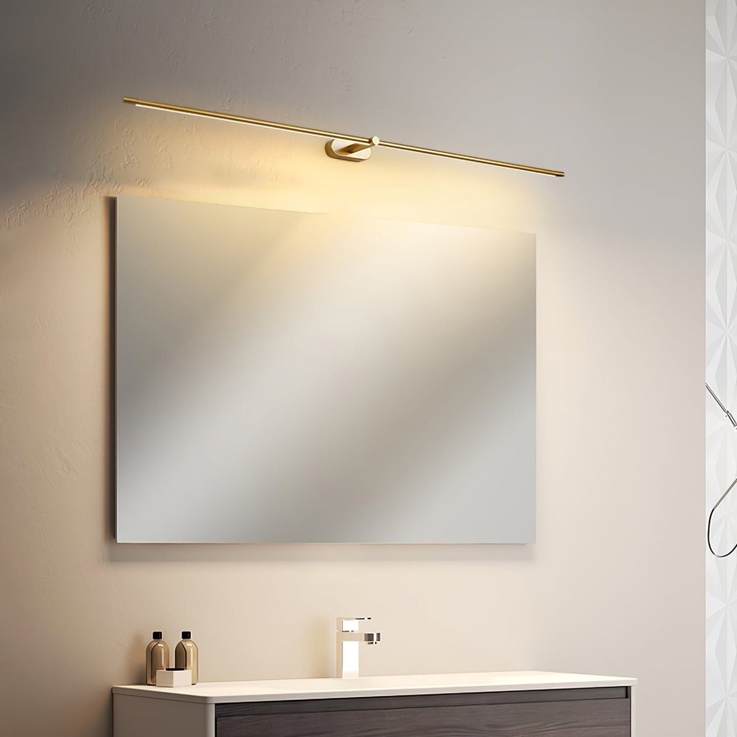 Minimalist Metal Wall Lamp Rechargeable Pivoting View 32