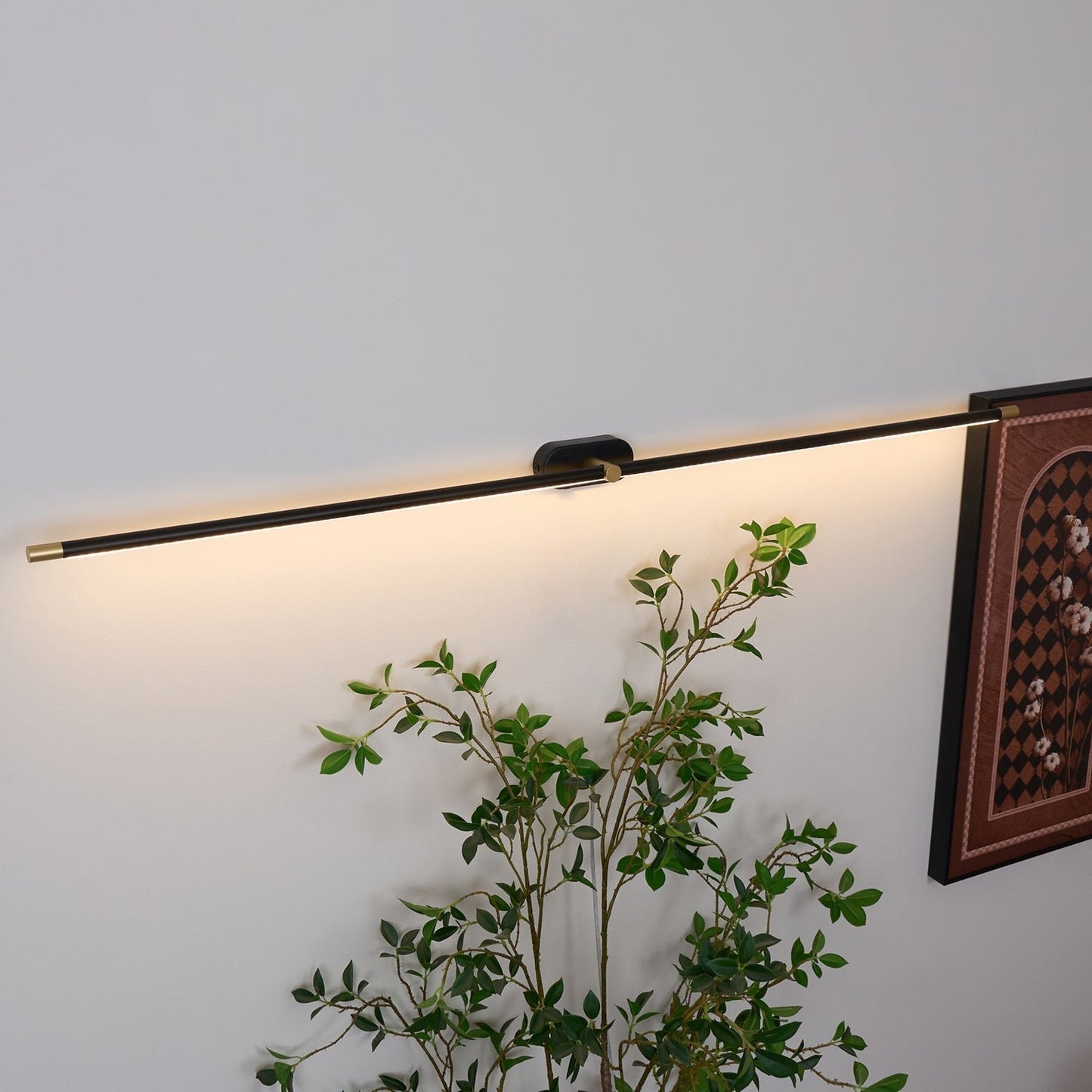 Minimalist Metal Wall Lamp Rechargeable Pivoting View 50