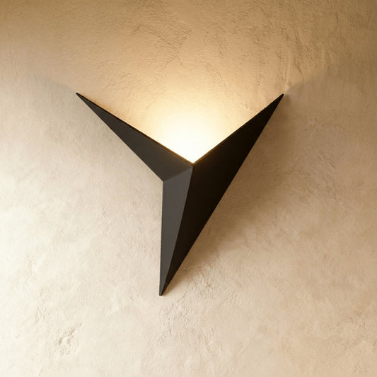 Minimalist Metal Wall Lamp Three Point Star Hero