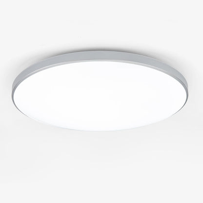 Minimalist Round LED Flush Mount Ceiling Light Slim Disc Angle