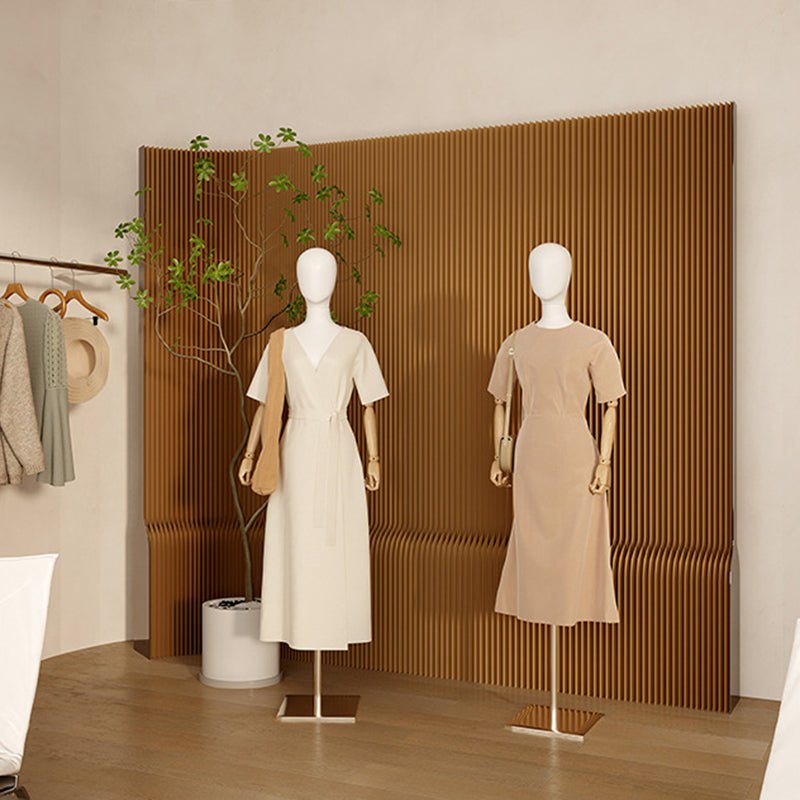 Modern Acrylic Extendable Room Divider Accordion Pleated Detail