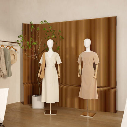 Modern Acrylic Extendable Room Divider Accordion Pleated Detail
