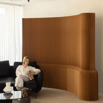 Modern Acrylic Extendable Room Divider Accordion Pleated Hero