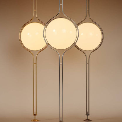Modern Acrylic Globe Floor to Ceiling Lamp Lifestyle