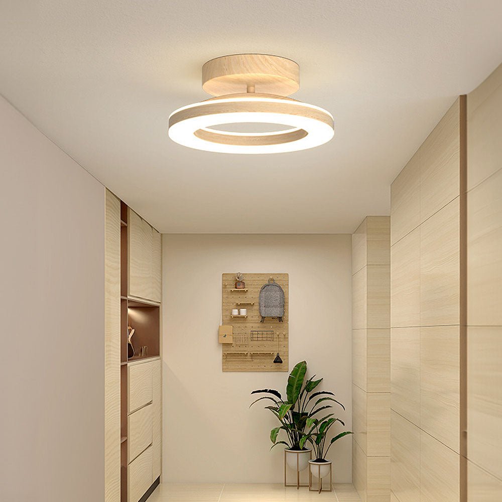 Modern Acrylic Ring LED Ceiling Light Round Alternate