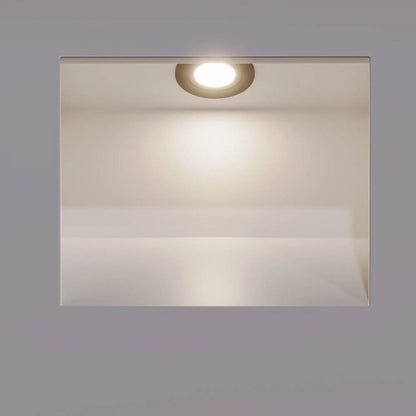 Modern Aluminum LED Stair Light Recessed Wall Close Up