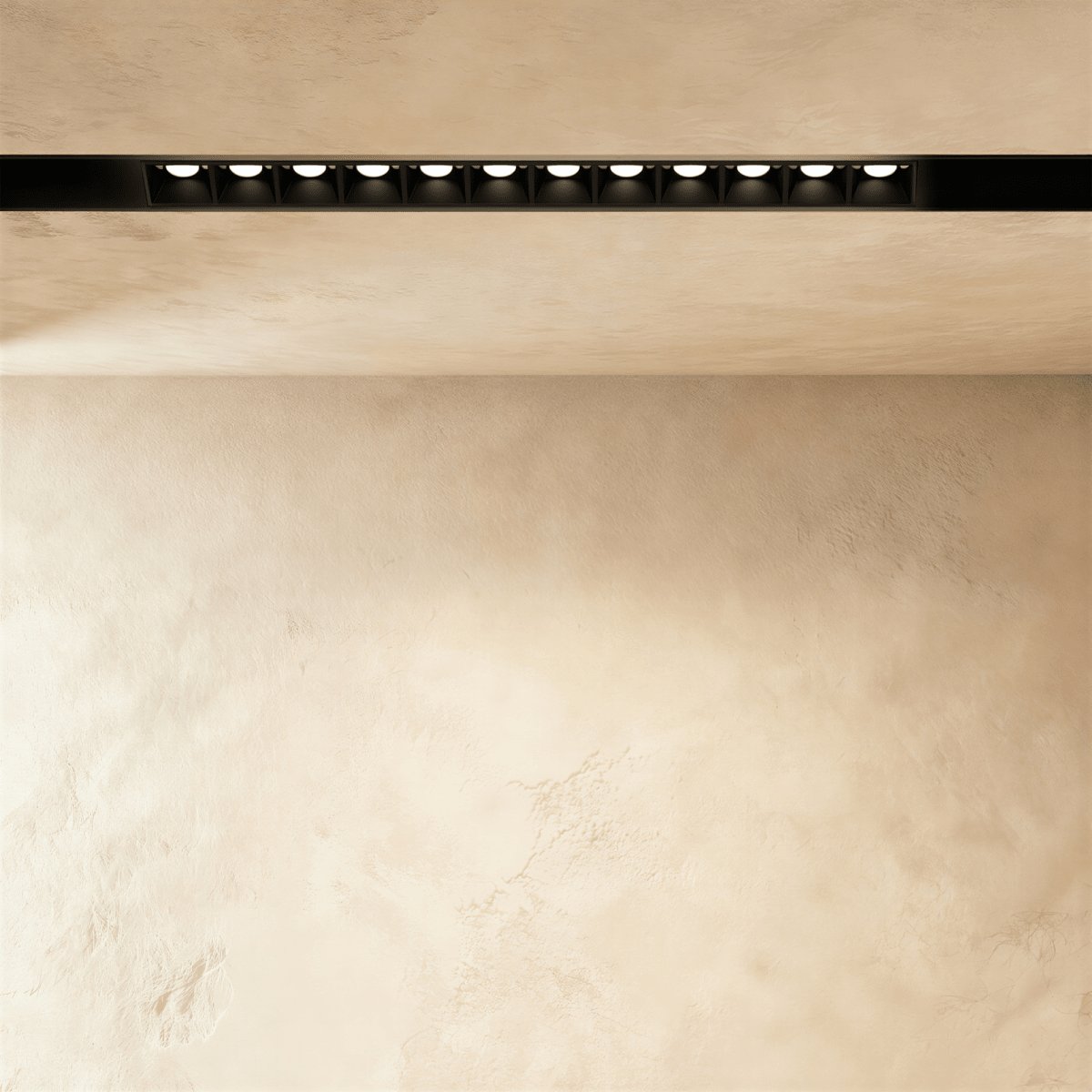 Modern Aluminum Magnetic Track Light System Flexible Rail Alternate