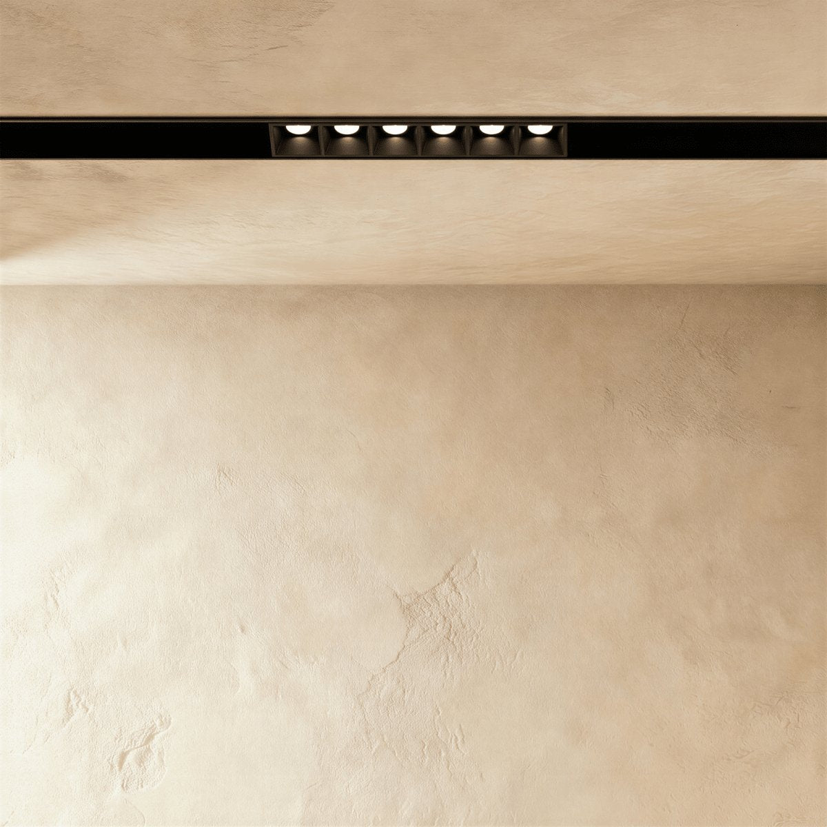 Modern Aluminum Magnetic Track Light System Flexible Rail Angle