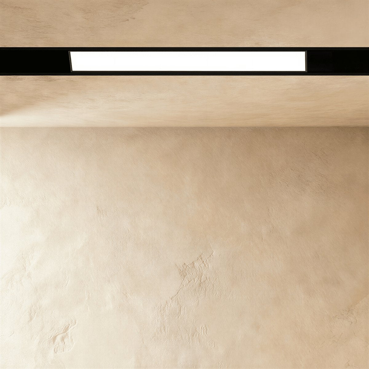 Modern Aluminum Magnetic Track Light System Flexible Rail Close Up