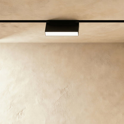 Modern Aluminum Magnetic Track Light System Flexible Rail Detail