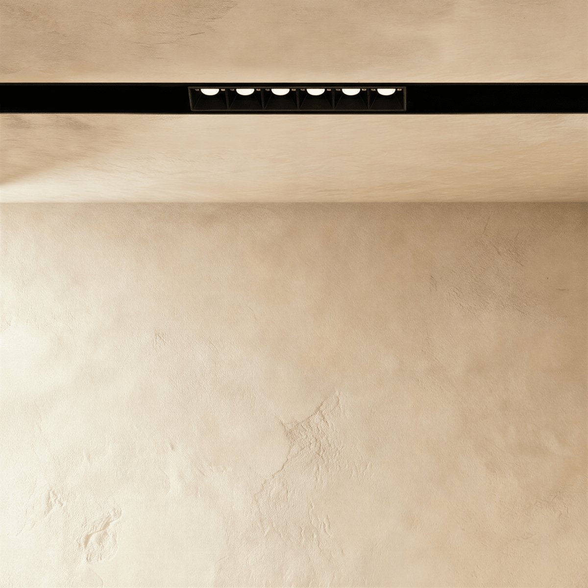 Modern Aluminum Magnetic Track Light System Flexible Rail Full