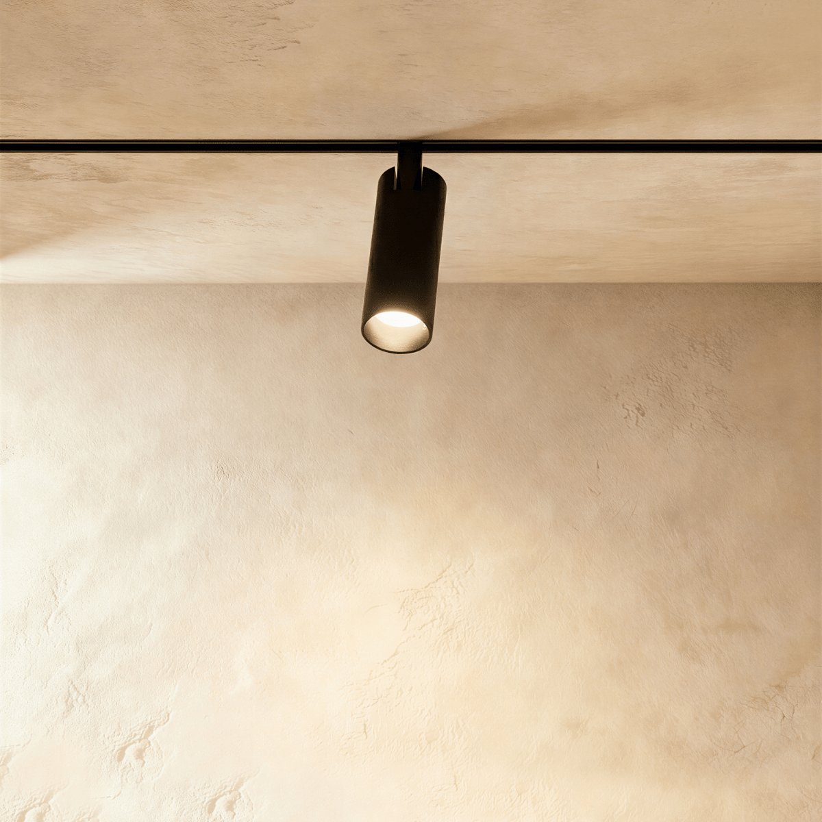 Modern Aluminum Magnetic Track Light System Flexible Rail Hero
