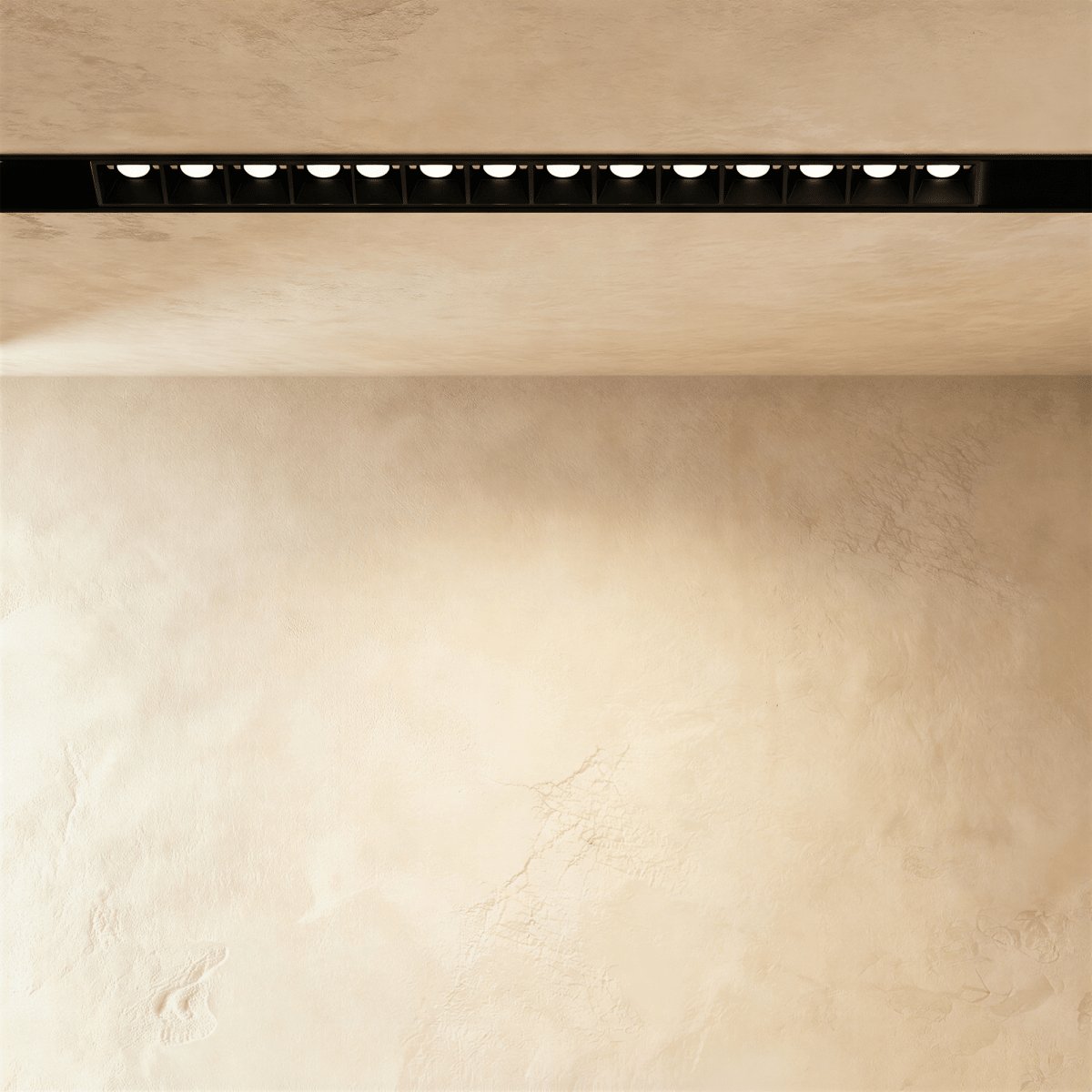 Modern Aluminum Magnetic Track Light System Flexible Rail View 12