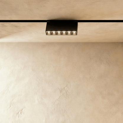 Modern Aluminum Magnetic Track Light System Flexible Rail View 14