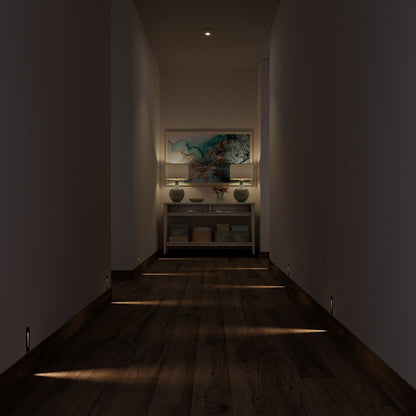 Modern Aluminum Stair Light Vertical Slot LED Close Up