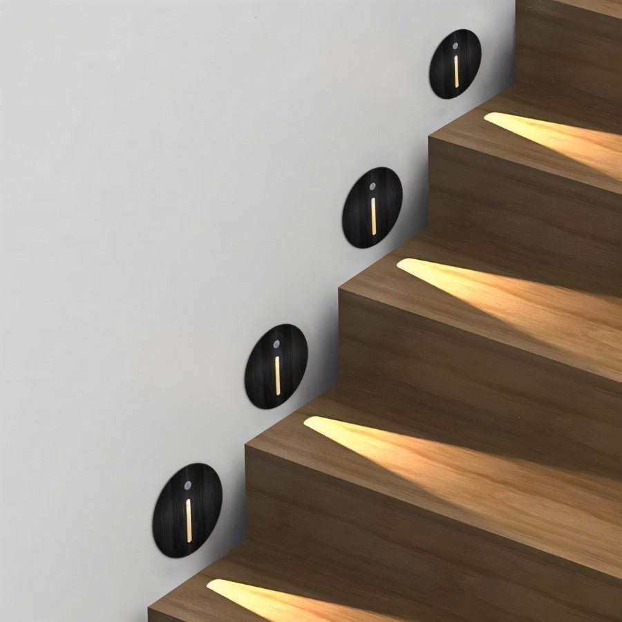 Modern Aluminum Stair Light Vertical Slot LED Detail