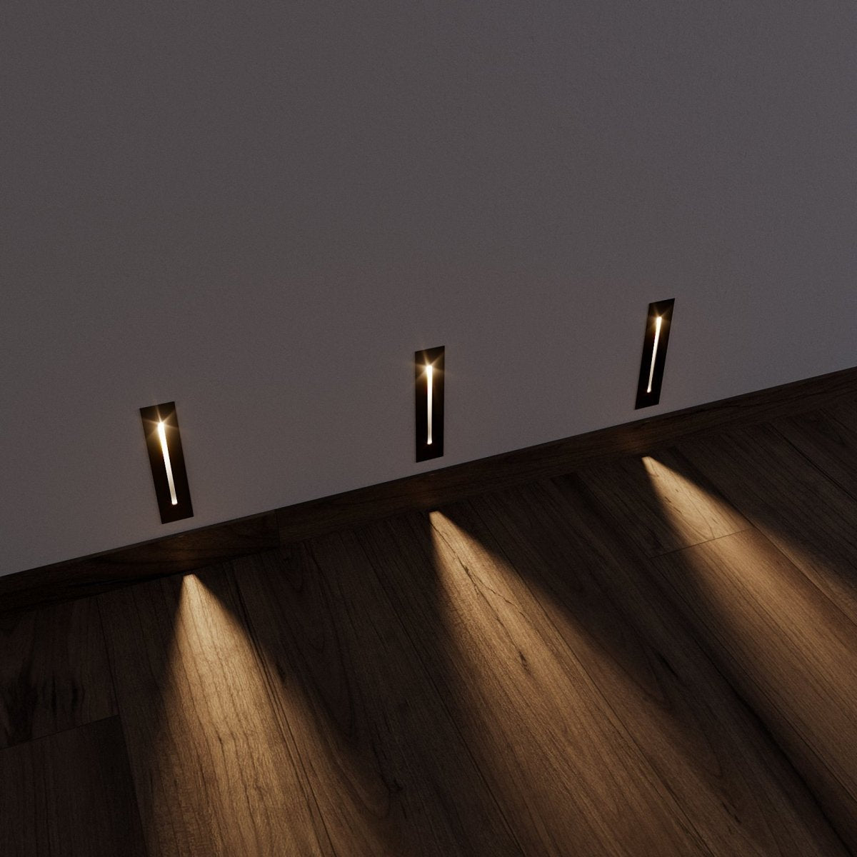 Modern Aluminum Stair Light Vertical Slot LED Side
