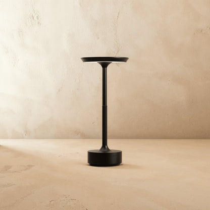 Modern Aluminum Table Lamp Flat Disc Head LED Hero