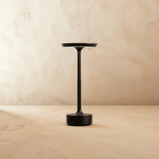 Modern Aluminum Table Lamp Flat Disc Head LED Hero