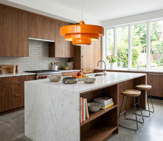 Modern Architectural Layered Pendant Light Concentric Rings Hero
