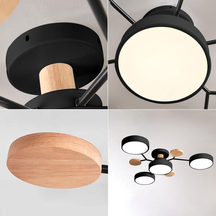 Modern Circular Living Room LED Ceiling Light View 14