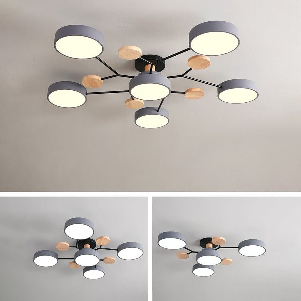 Modern Circular Living Room LED Ceiling Light View 21