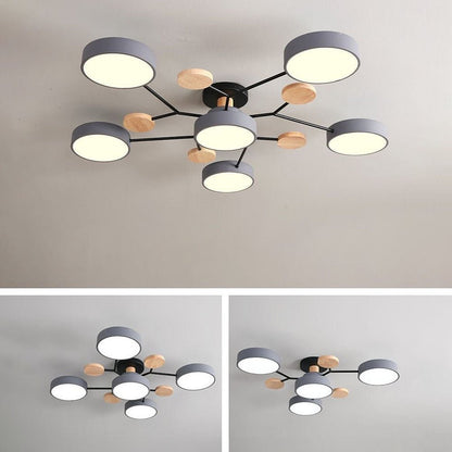 Modern Circular Living Room LED Ceiling Light View 21