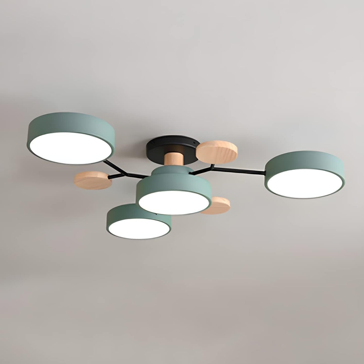 Modern Circular Living Room LED Ceiling Light View 26